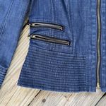 White House | Black Market  Blue Denim Lightweight Jacket Size 2 Photo 2