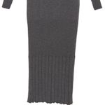 Vintage Morningside Ribbed Long Sleeve Sweater Dress Size 1X Gray Photo 8