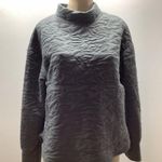 Nine West  Active Size Large Women's Gray Quilted Sweatshirt With Pocket. New Photo 0