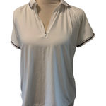 Mondetta  Women's White Short Sleeve Athletic Polo Shirt Golf Tennis Top‎ Photo 0