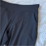 Zella Black Track Pants with Elastic Waistband and Tapered Leg Photo 5