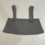 by the way. Houndstooth Crop Top Black White Size XS Photo 1