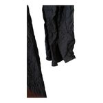 ZARA Woman Black Crinkle High Neck Midi Dress XS Limited Edition Photo 3