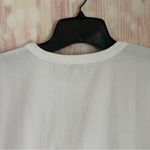 Liana White Rabbit Fur Pocket Crewneck Cropped T Shirt NWOT Size M Size M Photo 8