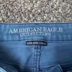 American Eagle  Women’s Blue Super Super Stretch High Rise Shorts Size 6 Photo 2