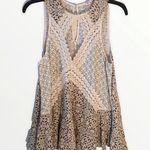 Melrose and Market  Top Lace Cut-Out Swing Style Sleeveless Tank Top Sz S Photo 0