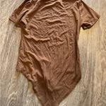 Short Sleeve Brown Bodysuit Size XL Photo 2