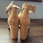 Diane Von Furstenberg  Ulrica Block Heel Sandal in Natural Cork - size 10B Photo 3