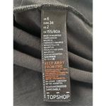 Topshop T7 Y2K VTG Black Ruffle Eyelet Bell Sleeve T Shirt Top Boho Photo 2