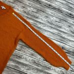 White Birch Women's Oversized Fit Fuzzy V Neck Sweater Burnt Orange M Med Medium Photo 12
