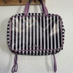 Henri Bendel Striped Makeup Case Cosmetic Bag Travel Hanging Toiletry Organizer Photo 1