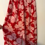 Sienna Sky Red & Pink Flowy Pants Photo 1