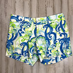 Lilly Pulitzer Callahan Shorts Women's 2 Crystal Coast Print Multicolor Chino Photo 1