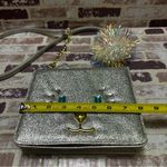 Betsey Johnson Silver Cat Crossbody Bag Photo 6