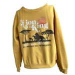 Disney VTG Lion King Sweatshirt Small Gold Hakuna Matata No Worries Musi… Photo 0