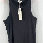 Z Supply Dress Size Medium NWT Delfa Rib Mini Black Ribbed Thick Stretch Basic Photo 9