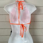 Pretty Little Thing  Orange Triangle Bikini Top size 20 NWT Photo 5
