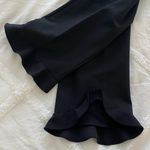 Opening Ceremony Women’s High Waist Ruffle Leg Black Trouser Dress Pant Size 12 Photo 10