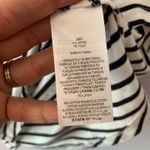 Boden Black White Stripe Boatneck Short Sleeve Shirt Cotton Blend Women's size 6 Photo 8