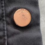Ted Baker London Black Zip Pockets Rose Gold Snap Buttons At Ankle Pants, size 2 or US 6 Photo 3