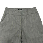 Herve Leger High Waist Wide Leg Dress Pants Striped Luxury Professional Size L Photo 2