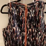 Milly of New York Olivia Silk Linen Peplum mini retro Dress Sleeveless Sheath 12 Black Photo 9