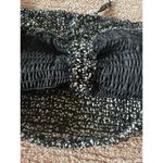 HYFVE Chasing The Dream Top In Black And Tan Women’s Cropped Long Puff Sleeves L Photo 3