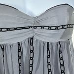 Anthropologie  Corey Lynn Calter Vintage Strapless Silk Dress Size 10 Photo 13