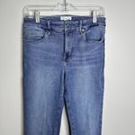 Good American Women's Size 6/28 High Rise Straight Leg Crop Jeans Stretch Photo 1