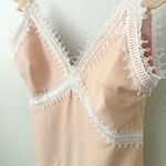 NBD X BY | Peach High-Low Hem Evening Cocktail Party Prom Slip Dress | Medium Photo 4