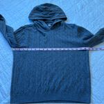 Uniqlo Washable Knit Cable Hoodie Sweater Medium Photo 5