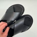 Everlane  The City Crossover Sandal In Black Size 7.5 Photo 4