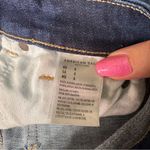 American Eagle Curvy Hi Rise Jean Shortie High Rise Shorts Denim High Waisted 6 Photo 8