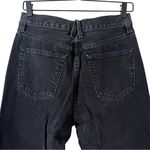 SLVRLAKE Jeans 28 London Denim Straight Leg Distressed Long Gone Faded Black Photo 6