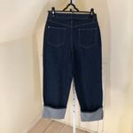 Kate Spade X Target NWT High Rise Straight Leg Wide Cuff Size 4 Blue Photo 8