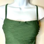 Kona Sol  One Piece Textured Green Swim Suit Size S Photo 4