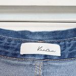 Kancan Tie Waist Cuffed Jean Shorts in Blue Casual Summer Rigid‎ Plus Size 32 Photo 5