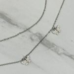 Dainty Butterfly 2 Piece Chain Link Belt Size XS Small S ✨ Silver Photo 5