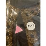 Stenay Black Beaded Blouse, Women's Small Jacket, Evening Wear, Formal Silk Top Photo 6