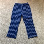 WAYF  set top and pants. Navy and white striped S Photo 1