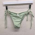 Hybrid NEW Toluca Swim Simone  Ribbed Bottoms in Midi Eucalyptus XS Photo 3