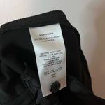 Quince Stretch Crepe High Rise Pleated Shorts Classic Black Plus Size Photo 6