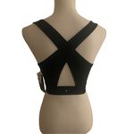 Electric yoga NWT  Bolt Criss Cross Sports Bra Black Size M Photo 1