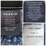 Torrid Jeans High Rise Sky High Skinny Ankle Distressed Women’s Size 28 Plus Photo 6