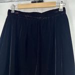 Vintage Walker Lane Velvet Maxi Skirt Burgundy Black Romantic Goth Modest Size 8 Red Photo 1