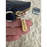 Michael Kors Navy Blue Leather Zip Around Wallet MK Logo Photo 2