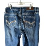Rock & Roll Cow Denim Womens Mid Rise Riding Bootcut Jeans W 28 Tall Western Blue Photo 1