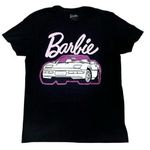 Barbie Convertible Dream Car Graphic Black T Shirt Size Small Barbiecore Fandom Photo 0