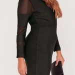 Missguided  Black Sexy Plus Size Bodycon Dress Photo 3