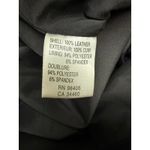 Theory 100% Leather Flare Pants Black Women's Size 2 Low Rise Bootcut Photo 5